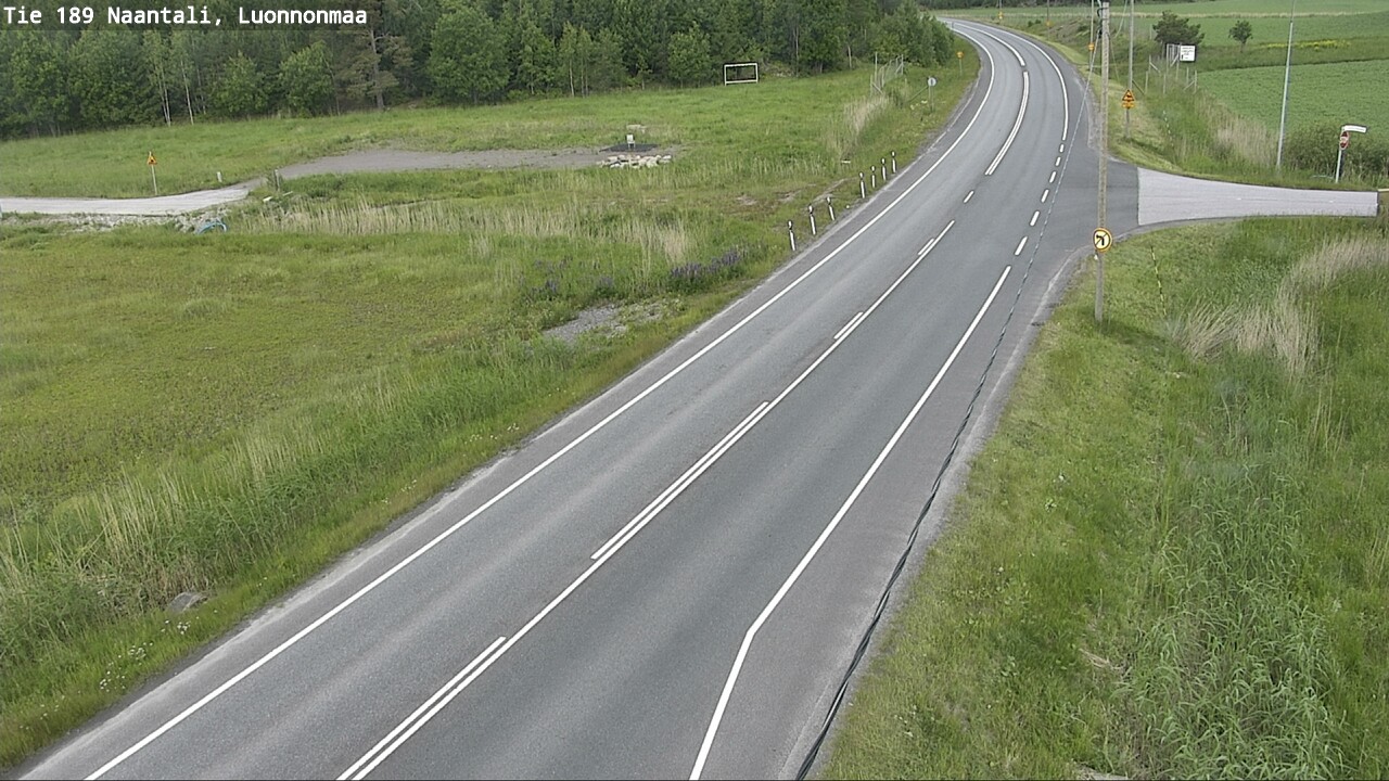 Weather Camera Image Road 189 Naantali, Luonnonmaa, Naantali, Varsinais-Suomi
