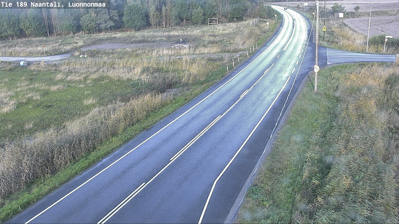 Weather Camera Image Road 189 Naantali, Luonnonmaa, Naantali, Varsinais-Suomi