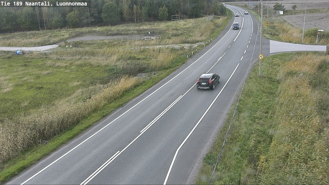 Weather Camera Image Road 189 Naantali, Luonnonmaa, Naantali, Varsinais-Suomi