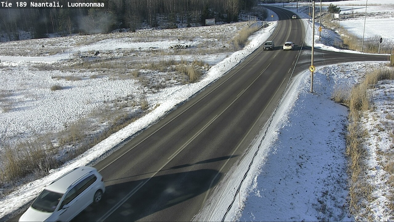 Weather Camera Image Road 189 Naantali, Luonnonmaa, Naantali, Varsinais-Suomi