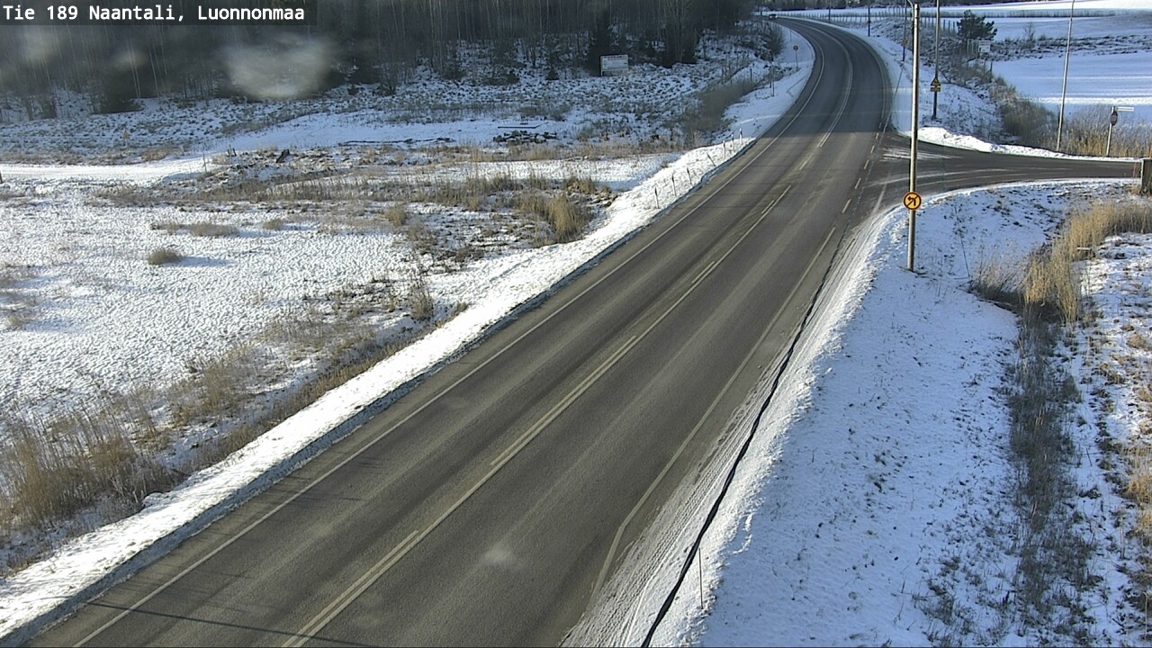 Weather Camera Image Road 189 Naantali, Luonnonmaa, Naantali, Varsinais-Suomi