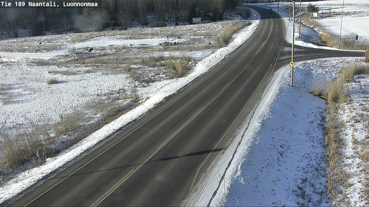 Weather Camera Image Road 189 Naantali, Luonnonmaa, Naantali, Varsinais-Suomi