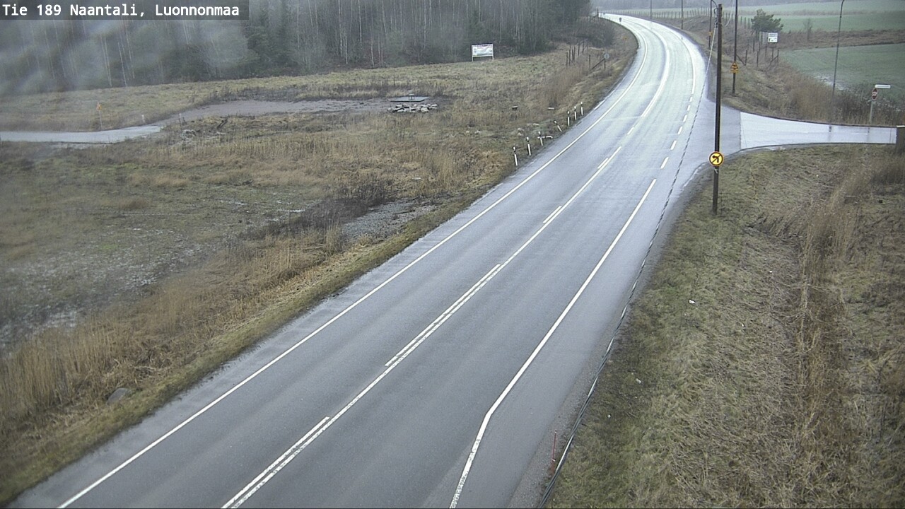 Weather Camera Image Väg 189 Nådendal, Luonnonmaa, Naantali, Varsinais-Suomi