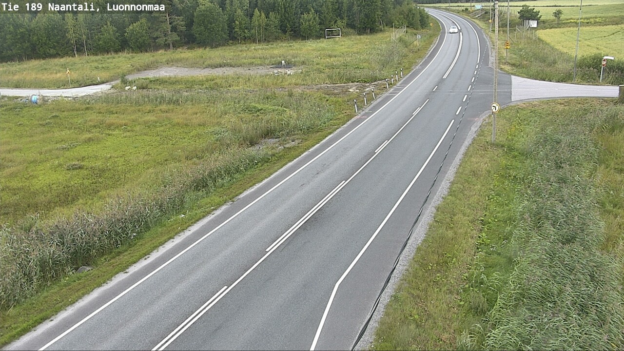Weather Camera Image Väg 189 Nådendal, Luonnonmaa, Naantali, Varsinais-Suomi