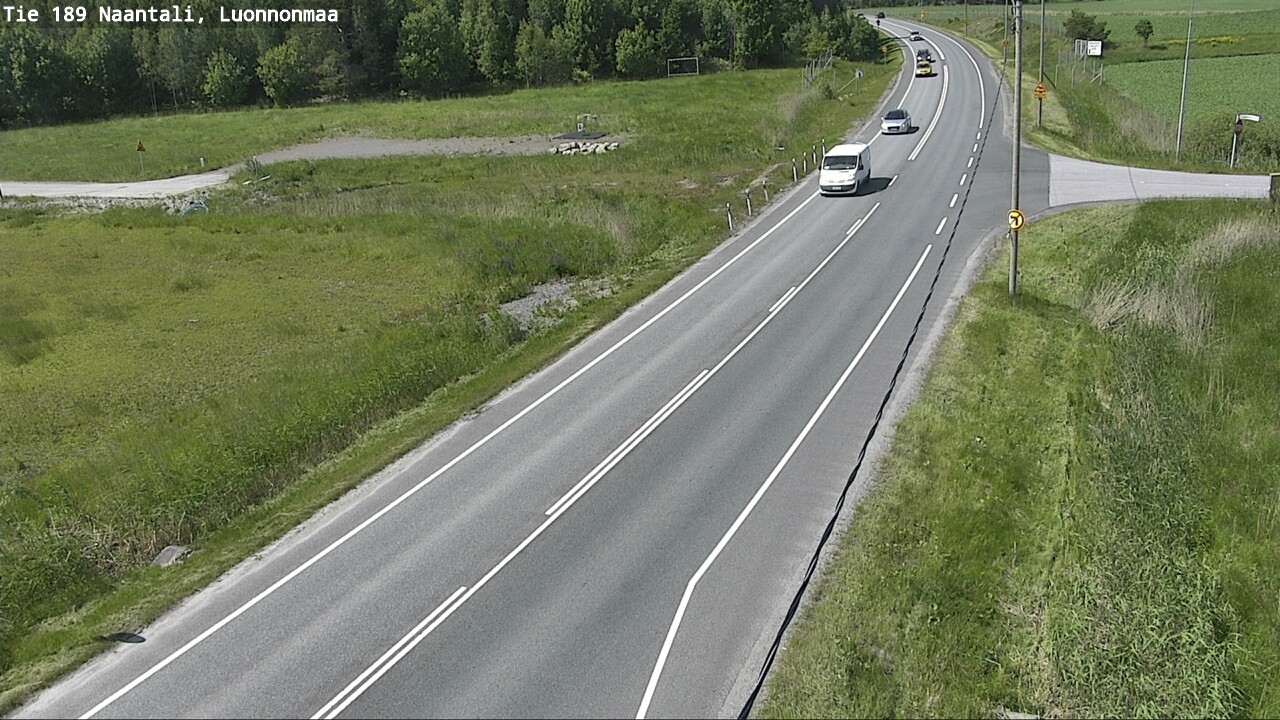 Weather Camera Image Road 189 Naantali, Luonnonmaa, Naantali, Varsinais-Suomi