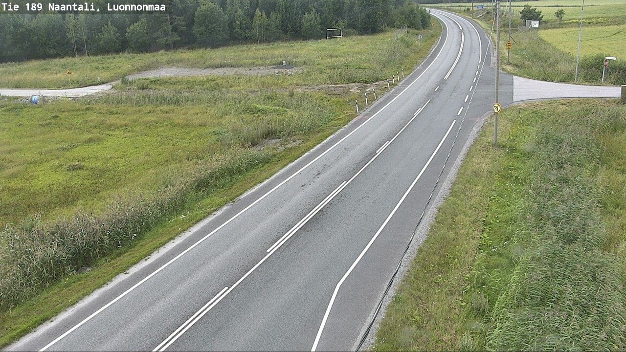 Weather Camera Image Road 189 Naantali, Luonnonmaa, Naantali, Varsinais-Suomi