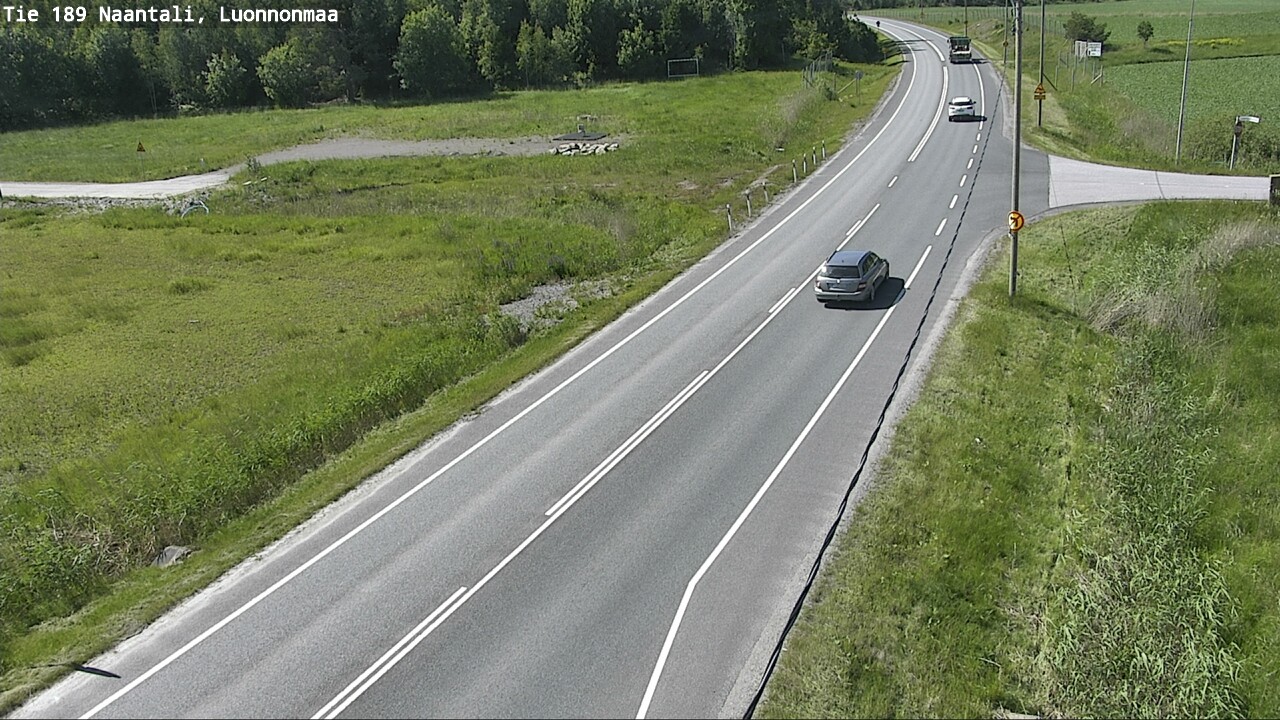 Weather Camera Image Väg 189 Nådendal, Luonnonmaa, Naantali, Varsinais-Suomi