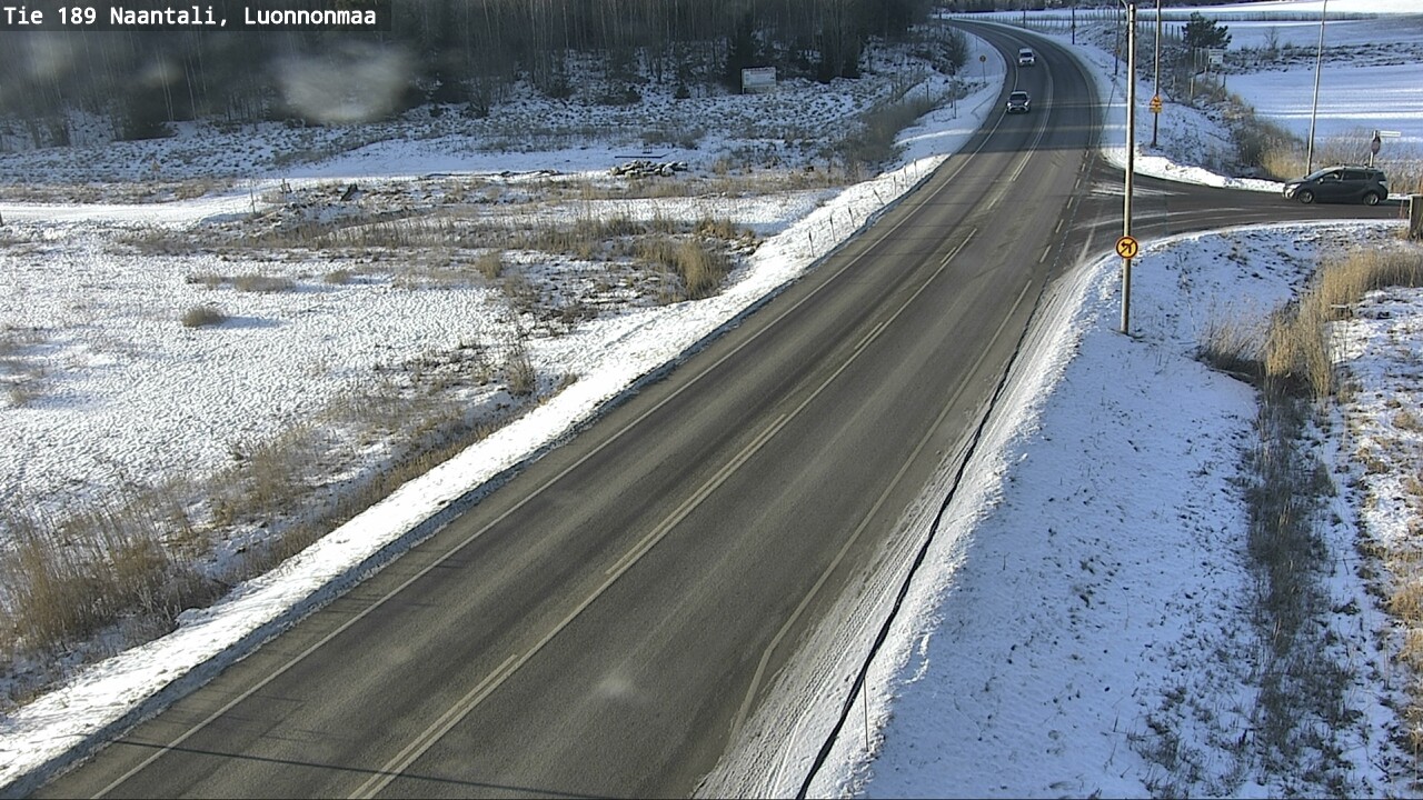 Weather Camera Image Road 189 Naantali, Luonnonmaa, Naantali, Varsinais-Suomi
