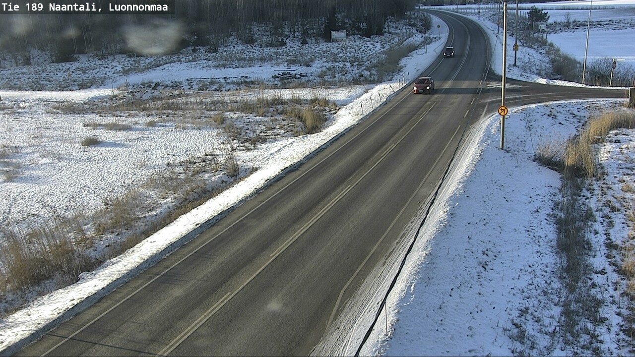 Weather Camera Image Road 189 Naantali, Luonnonmaa, Naantali, Varsinais-Suomi