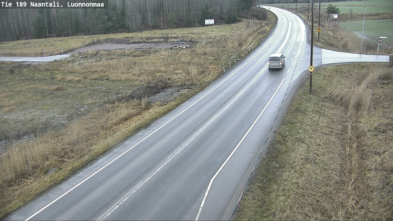 Weather Camera Image Väg 189 Nådendal, Luonnonmaa, Naantali, Varsinais-Suomi