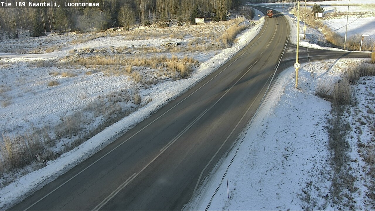 Weather Camera Image Road 189 Naantali, Luonnonmaa, Naantali, Varsinais-Suomi
