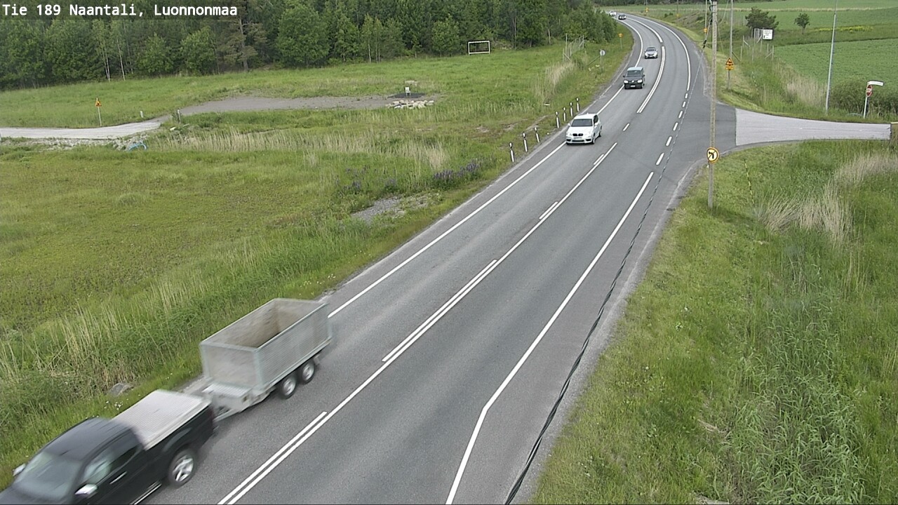 Weather Camera Image Road 189 Naantali, Luonnonmaa, Naantali, Varsinais-Suomi