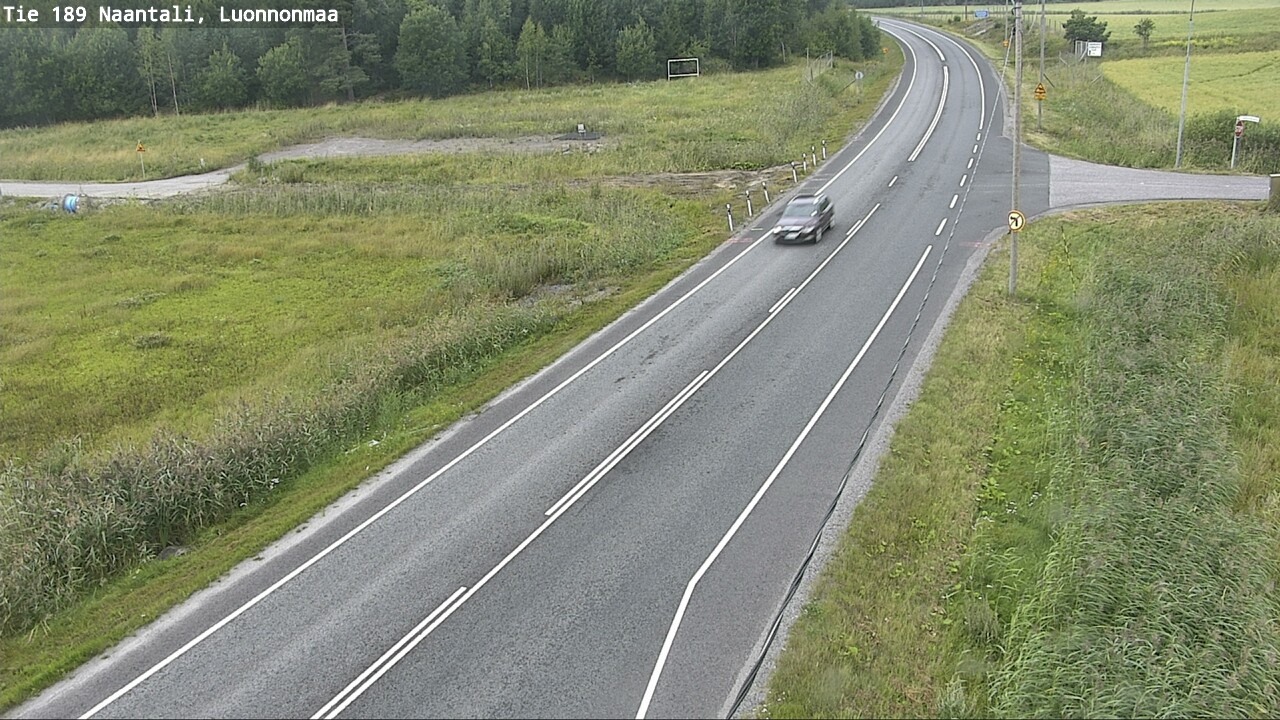 Weather Camera Image Väg 189 Nådendal, Luonnonmaa, Naantali, Varsinais-Suomi