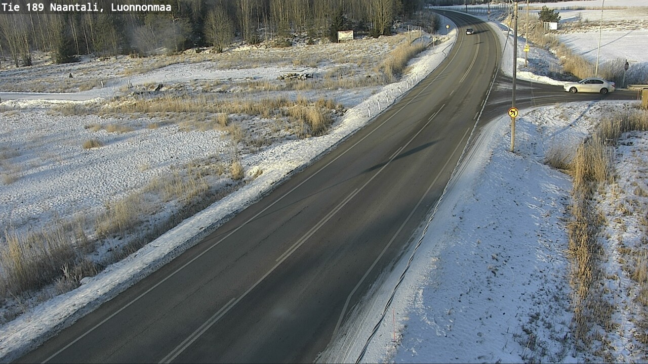 Weather Camera Image Road 189 Naantali, Luonnonmaa, Naantali, Varsinais-Suomi