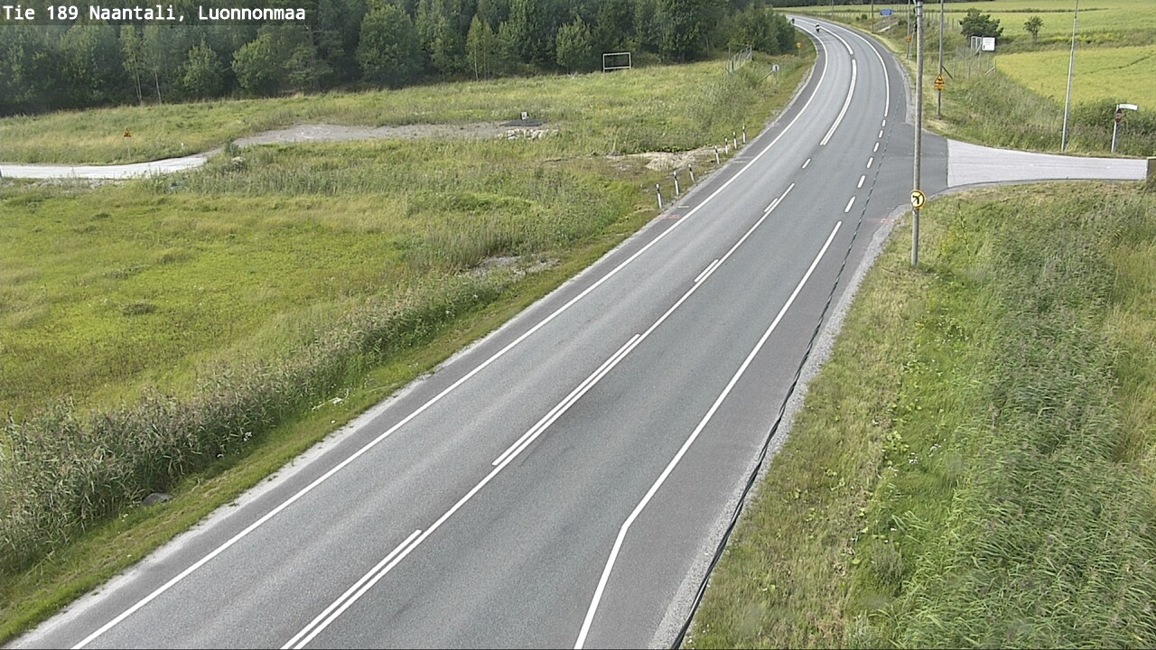 Weather Camera Image Väg 189 Nådendal, Luonnonmaa, Naantali, Varsinais-Suomi