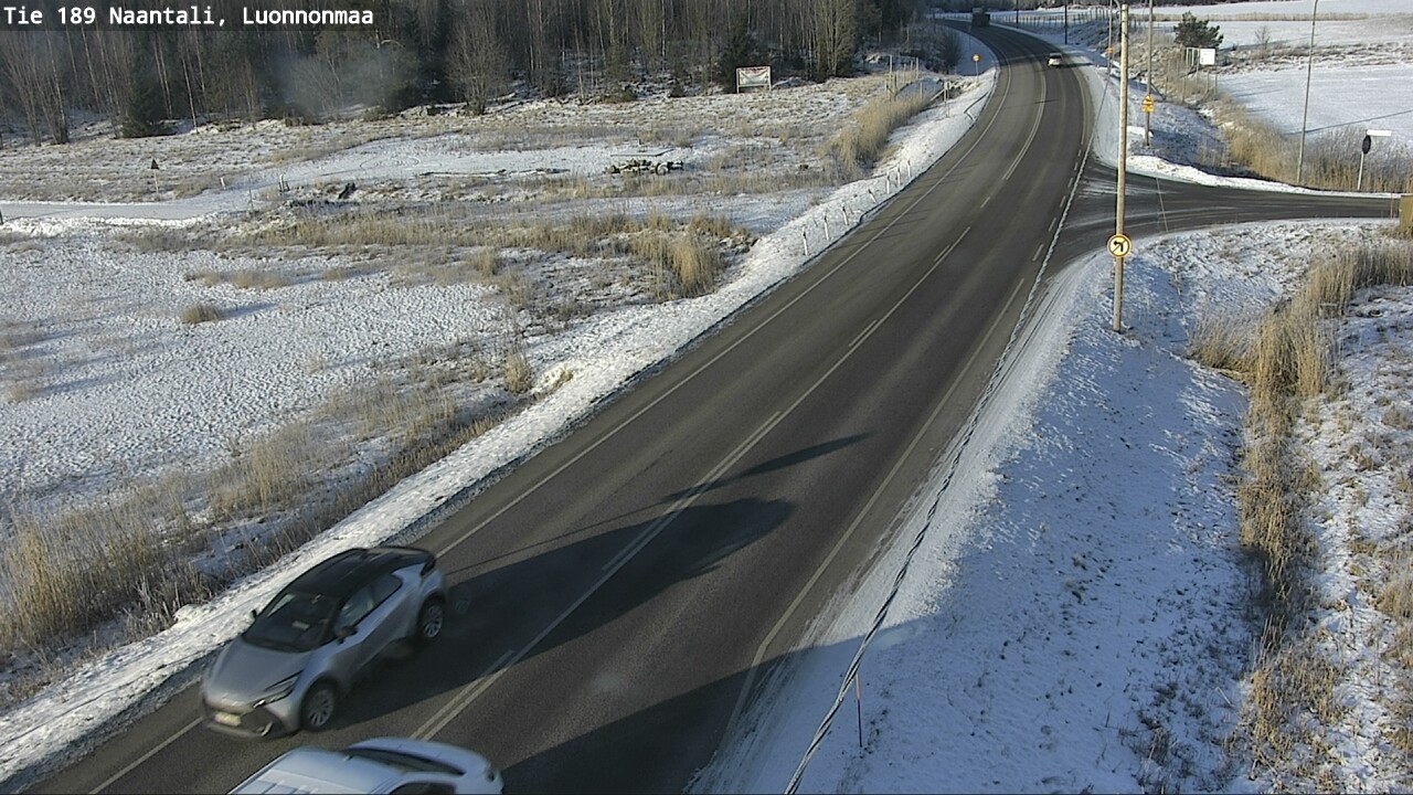 Weather Camera Image Road 189 Naantali, Luonnonmaa, Naantali, Varsinais-Suomi