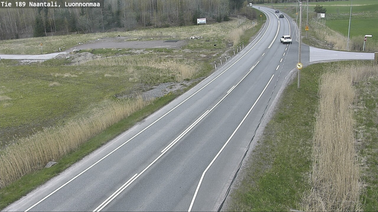 Weather Camera Image Väg 189 Nådendal, Luonnonmaa, Naantali, Varsinais-Suomi