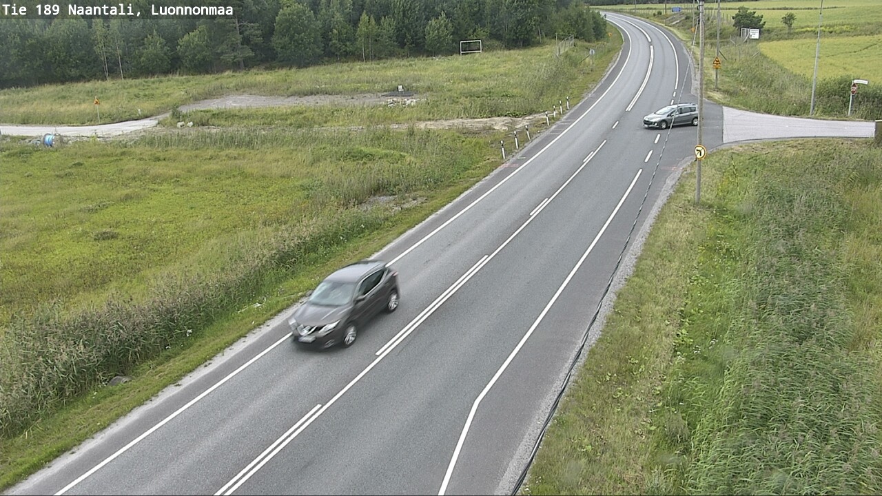 Weather Camera Image Road 189 Naantali, Luonnonmaa, Naantali, Varsinais-Suomi
