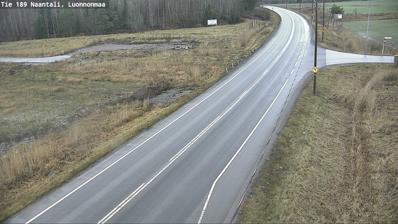 Weather Camera Image Väg 189 Nådendal, Luonnonmaa, Naantali, Varsinais-Suomi