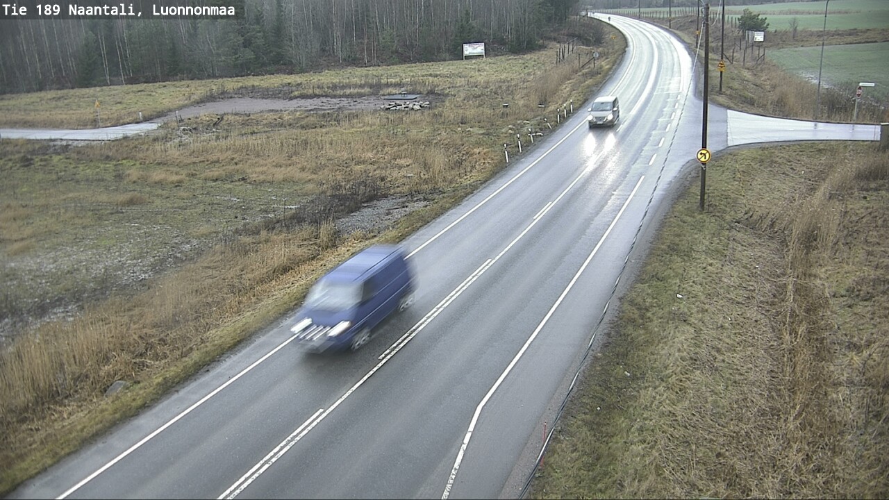 Weather Camera Image Väg 189 Nådendal, Luonnonmaa, Naantali, Varsinais-Suomi