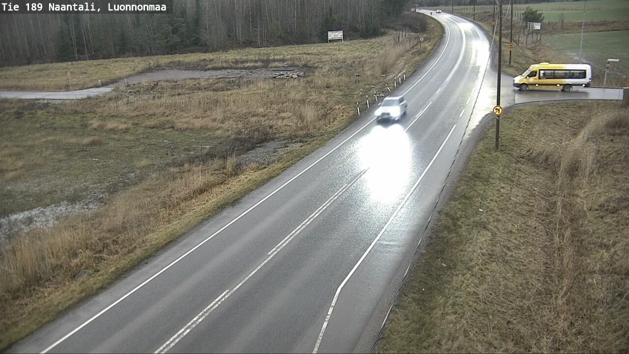 Weather Camera Image Väg 189 Nådendal, Luonnonmaa, Naantali, Varsinais-Suomi