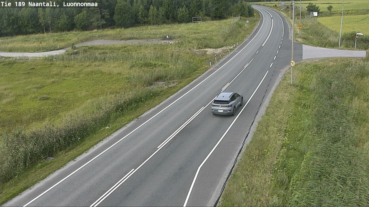 Weather Camera Image Väg 189 Nådendal, Luonnonmaa, Naantali, Varsinais-Suomi