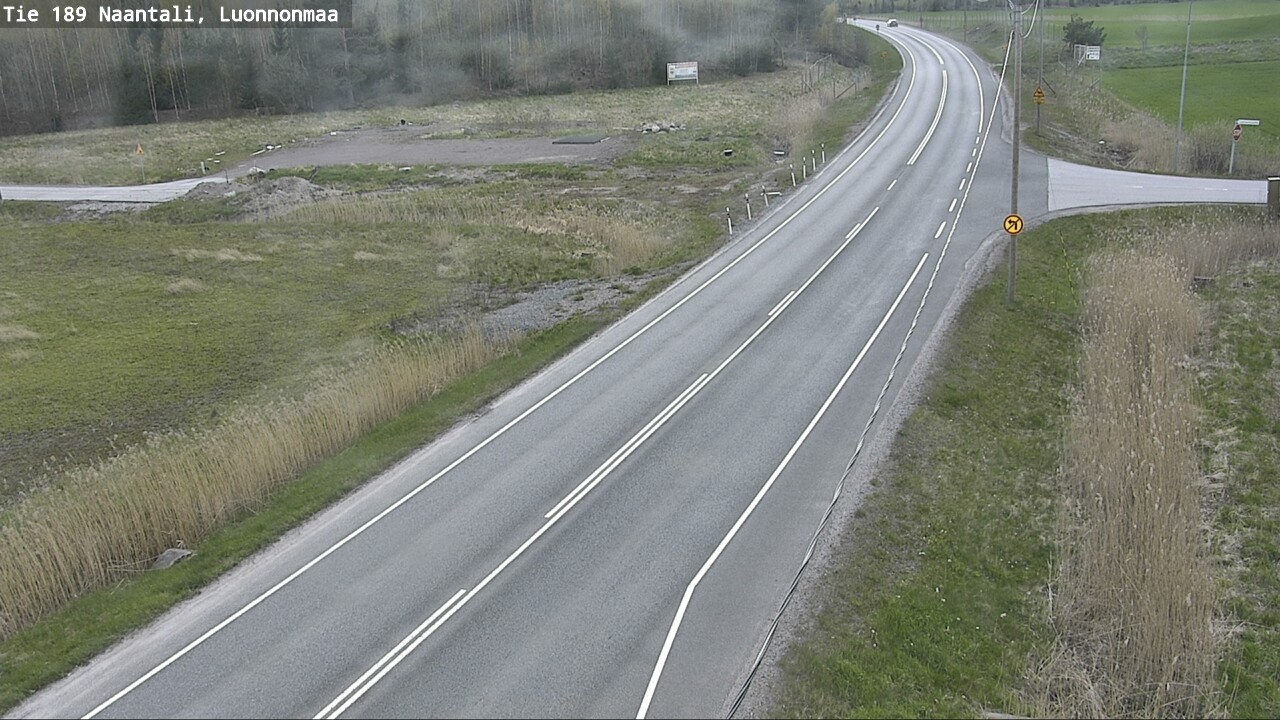 Weather Camera Image Väg 189 Nådendal, Luonnonmaa, Naantali, Varsinais-Suomi