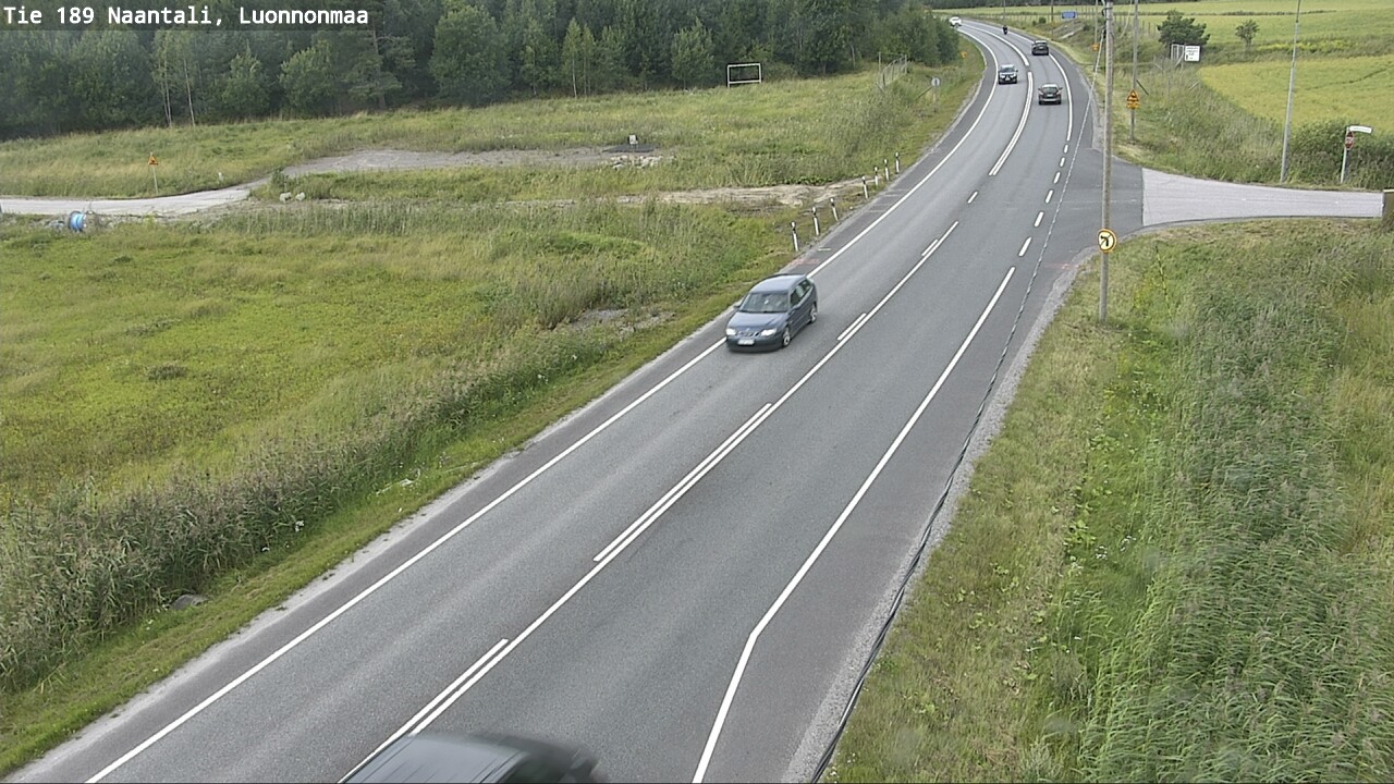 Weather Camera Image Road 189 Naantali, Luonnonmaa, Naantali, Varsinais-Suomi