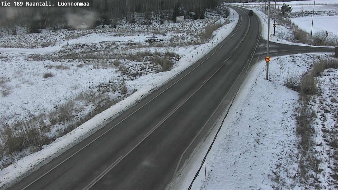 Weather Camera Image Road 189 Naantali, Luonnonmaa, Naantali, Varsinais-Suomi