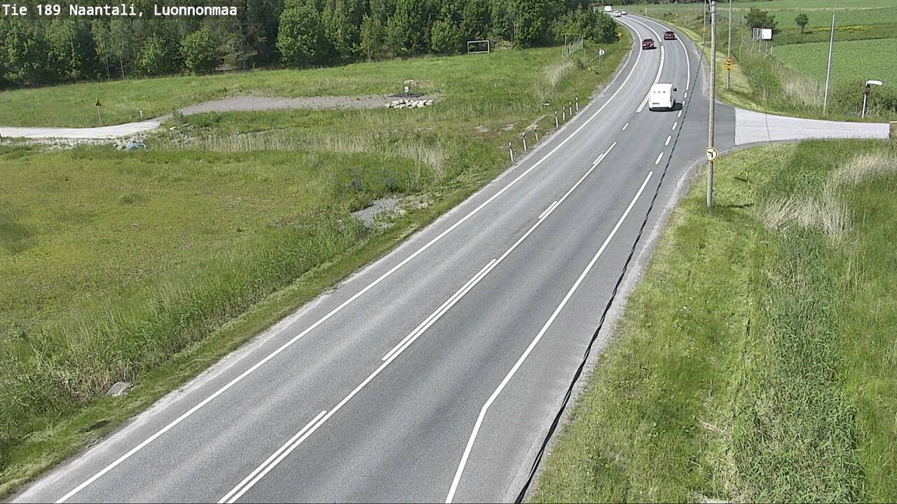 Weather Camera Image Road 189 Naantali, Luonnonmaa, Naantali, Varsinais-Suomi