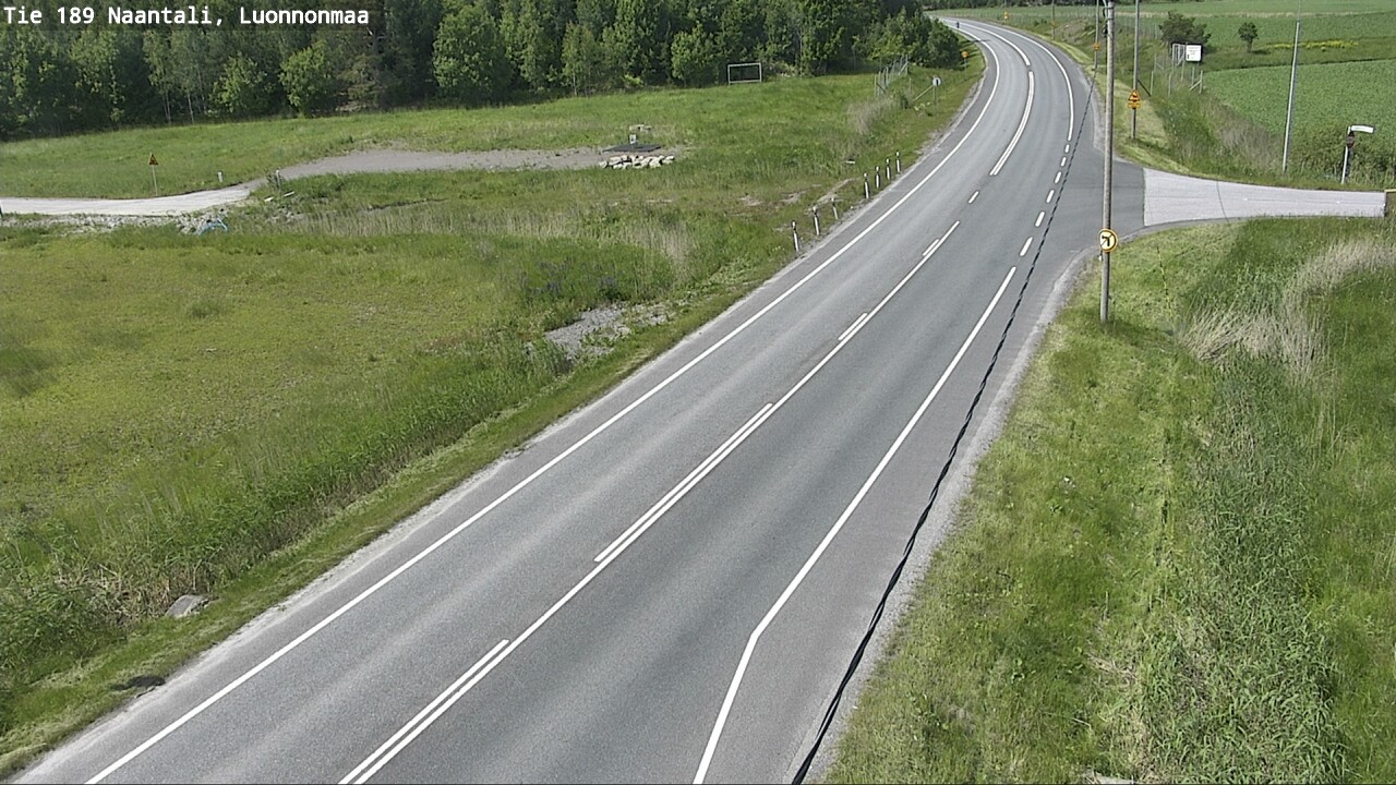Weather Camera Image Road 189 Naantali, Luonnonmaa, Naantali, Varsinais-Suomi