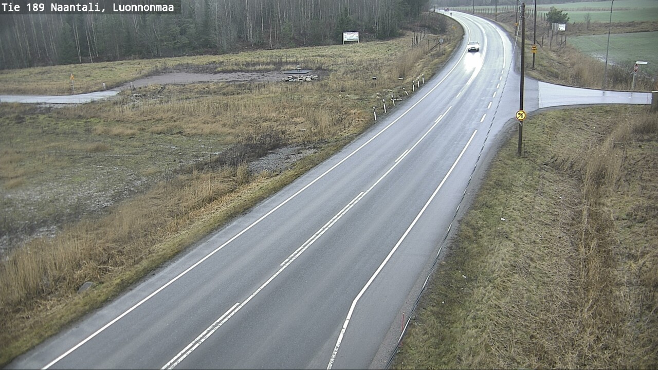 Weather Camera Image Väg 189 Nådendal, Luonnonmaa, Naantali, Varsinais-Suomi