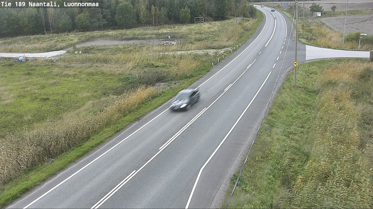 Weather Camera Image Road 189 Naantali, Luonnonmaa, Naantali, Varsinais-Suomi