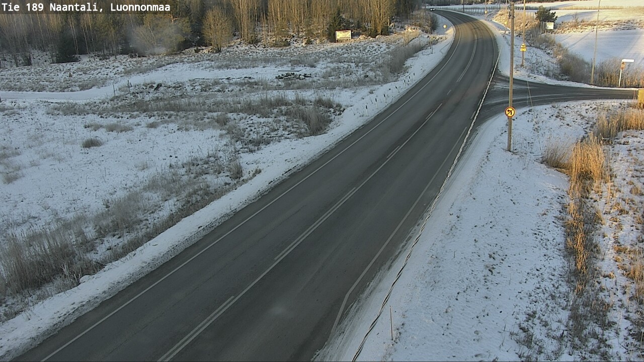 Weather Camera Image Väg 189 Nådendal, Luonnonmaa, Naantali, Varsinais-Suomi
