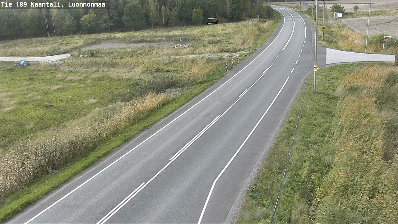Weather Camera Image Road 189 Naantali, Luonnonmaa, Naantali, Varsinais-Suomi
