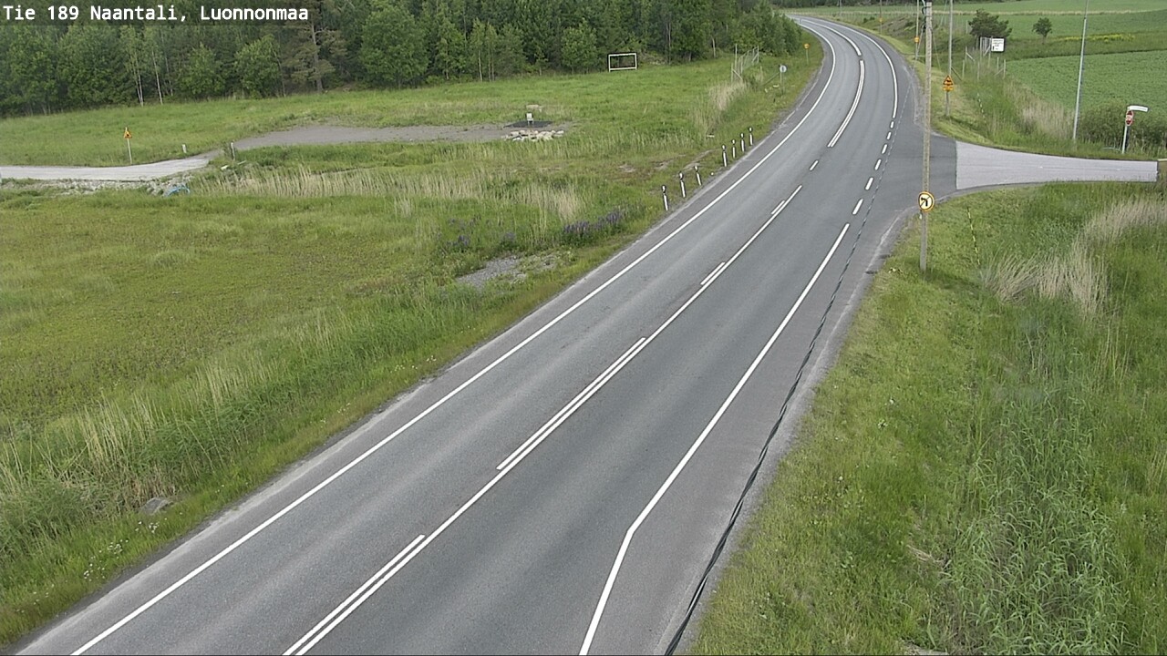 Weather Camera Image Road 189 Naantali, Luonnonmaa, Naantali, Varsinais-Suomi