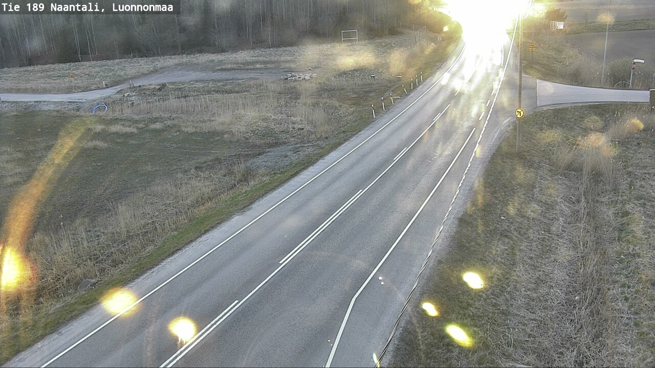 Weather Camera Image Road 189 Naantali, Luonnonmaa, Naantali, Varsinais-Suomi