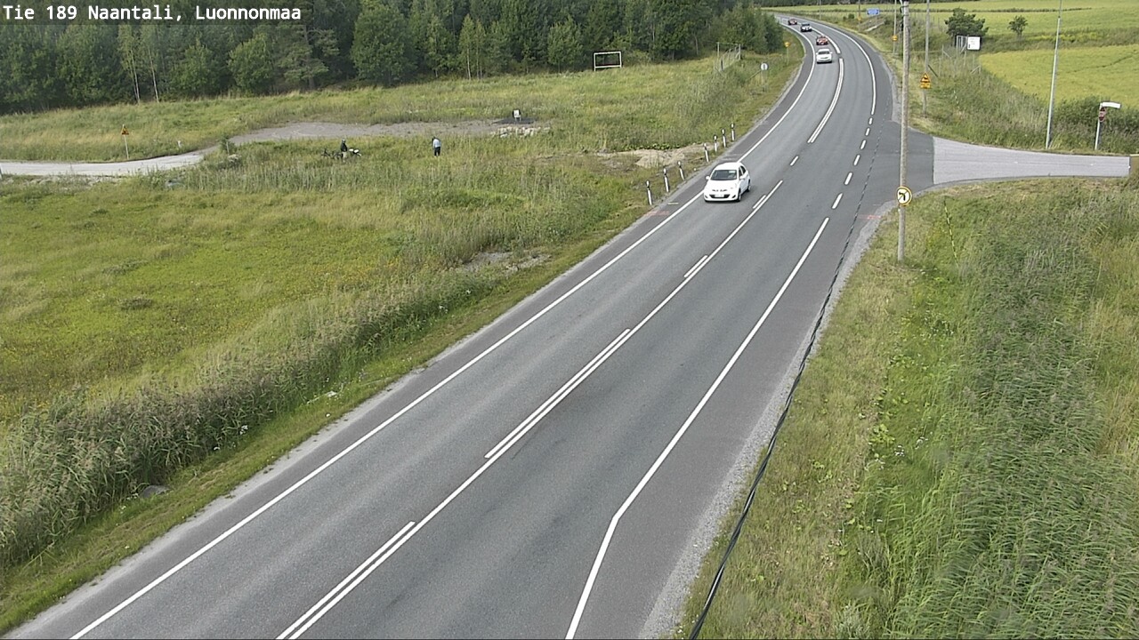 Weather Camera Image Väg 189 Nådendal, Luonnonmaa, Naantali, Varsinais-Suomi