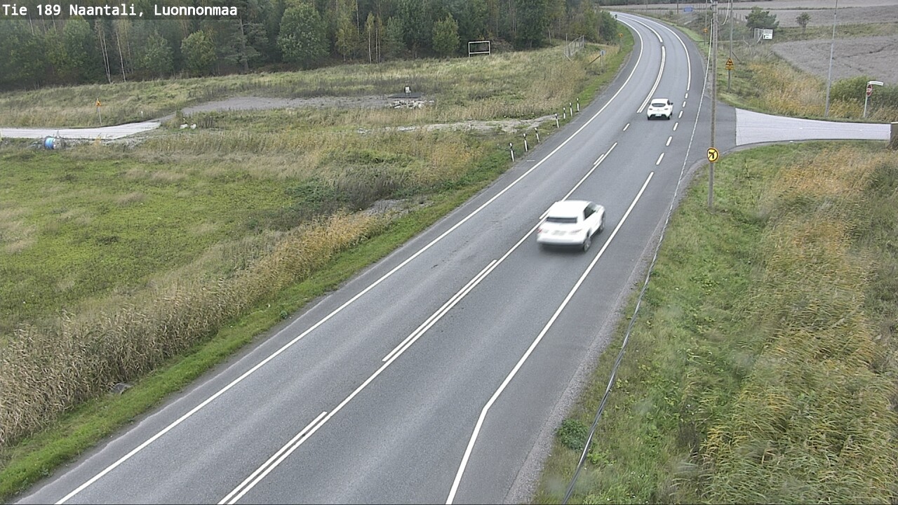 Weather Camera Image Road 189 Naantali, Luonnonmaa, Naantali, Varsinais-Suomi