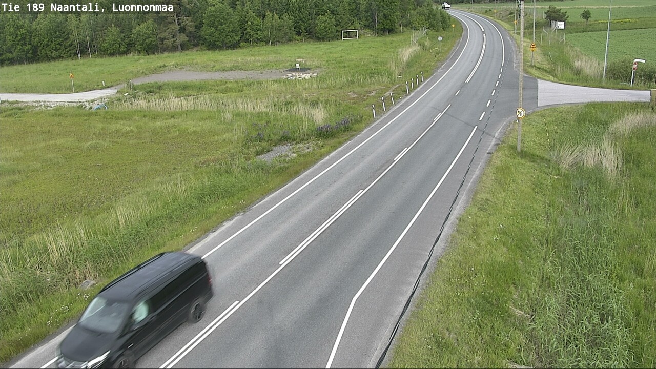 Weather Camera Image Road 189 Naantali, Luonnonmaa, Naantali, Varsinais-Suomi