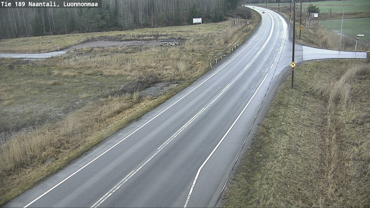 Weather Camera Image Väg 189 Nådendal, Luonnonmaa, Naantali, Varsinais-Suomi