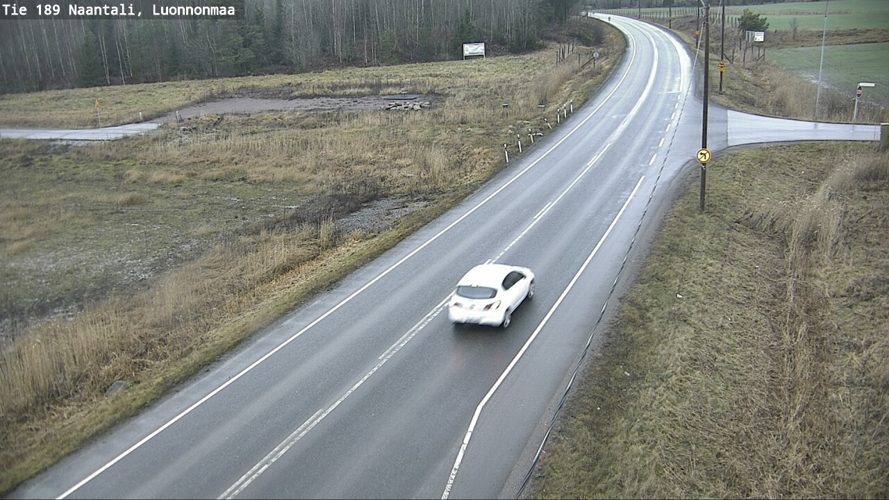 Weather Camera Image Väg 189 Nådendal, Luonnonmaa, Naantali, Varsinais-Suomi