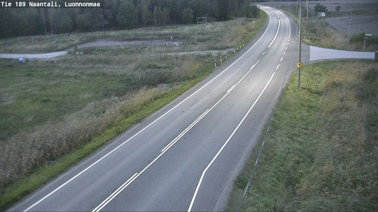 Weather Camera Image Road 189 Naantali, Luonnonmaa, Naantali, Varsinais-Suomi