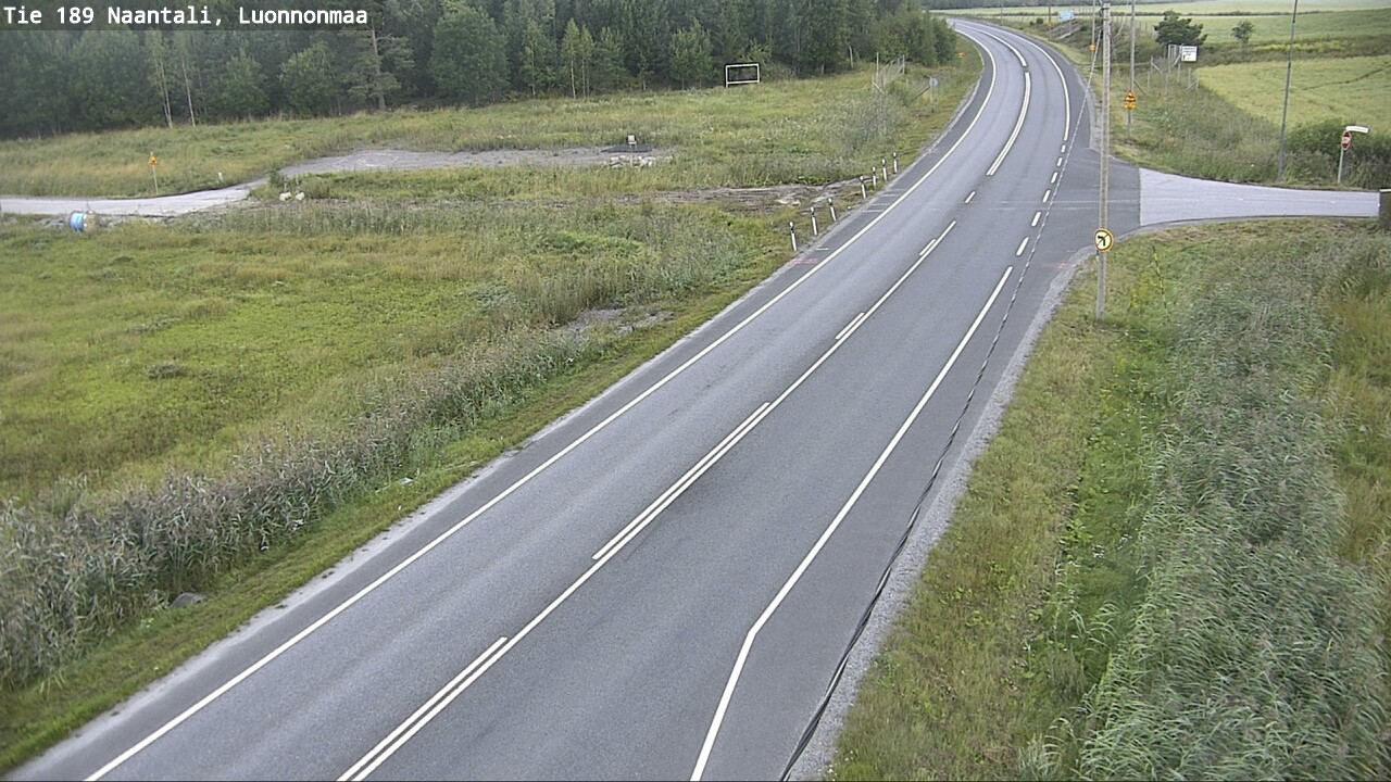 Weather Camera Image Väg 189 Nådendal, Luonnonmaa, Naantali, Varsinais-Suomi
