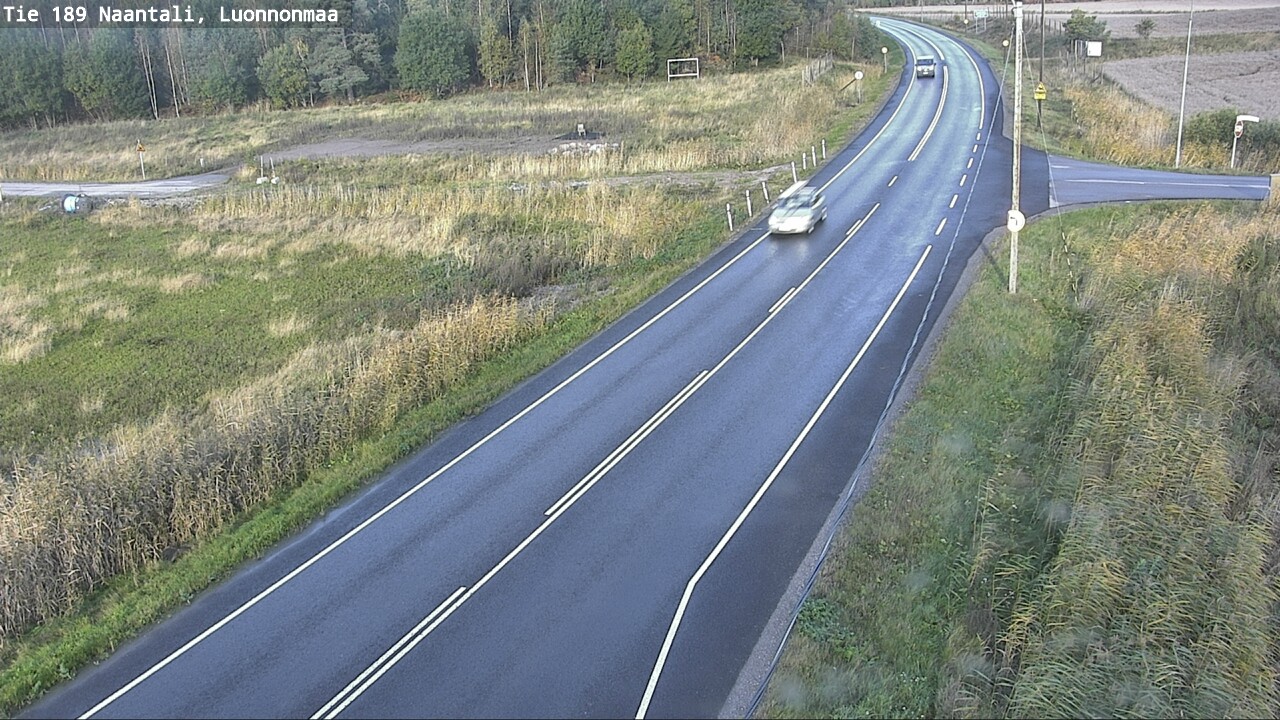 Weather Camera Image Road 189 Naantali, Luonnonmaa, Naantali, Varsinais-Suomi