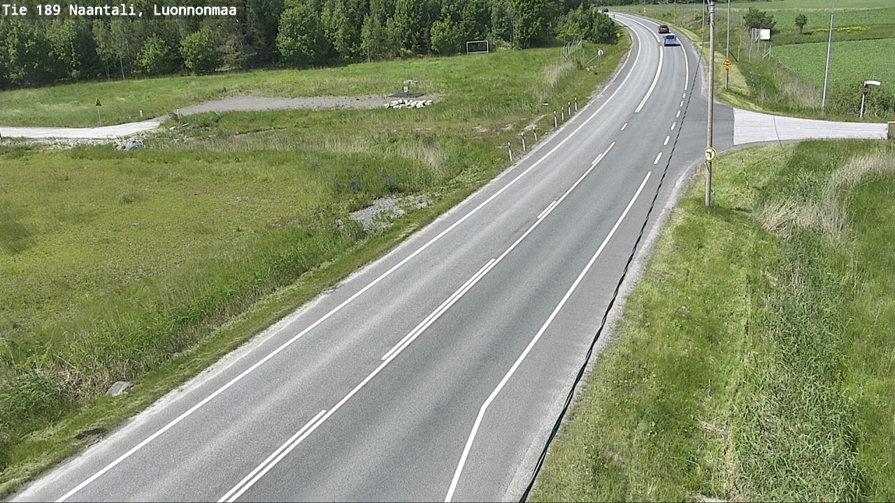 Weather Camera Image Road 189 Naantali, Luonnonmaa, Naantali, Varsinais-Suomi