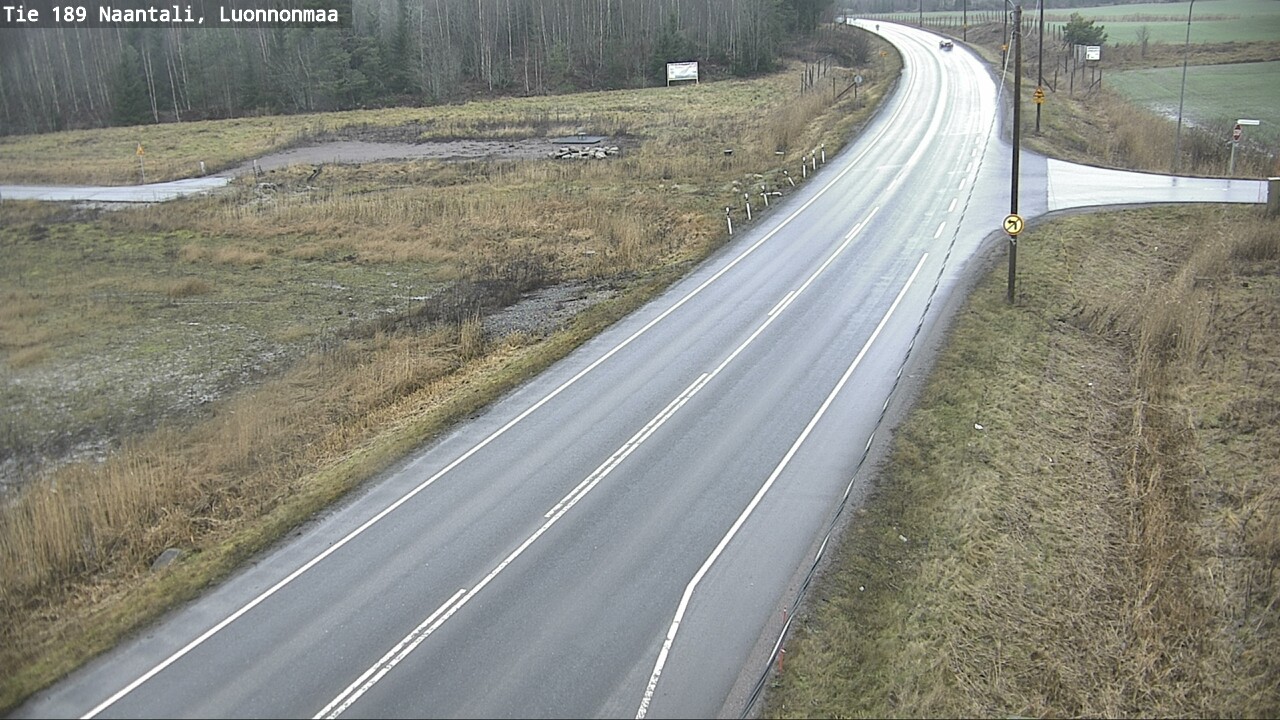 Weather Camera Image Väg 189 Nådendal, Luonnonmaa, Naantali, Varsinais-Suomi