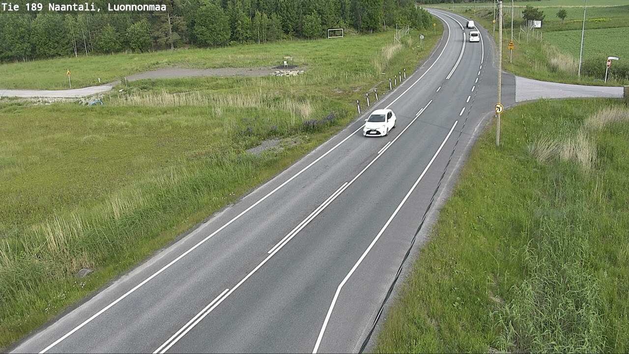 Weather Camera Image Road 189 Naantali, Luonnonmaa, Naantali, Varsinais-Suomi