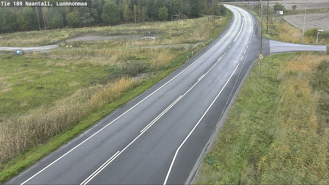 Weather Camera Image Road 189 Naantali, Luonnonmaa, Naantali, Varsinais-Suomi