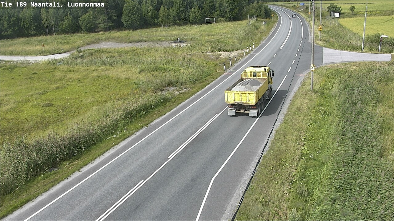 Weather Camera Image Väg 189 Nådendal, Luonnonmaa, Naantali, Varsinais-Suomi